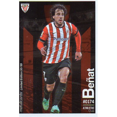 Beñat Metalcard Limited Edition Athletic Club Las Fichas Quiz Liga 2016 Official Quiz Game Collection