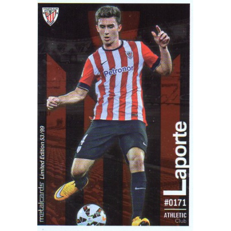 Laporte Metalcard Limited Edition Athletic Club Las Fichas Quiz Liga 2016 Official Quiz Game Collection
