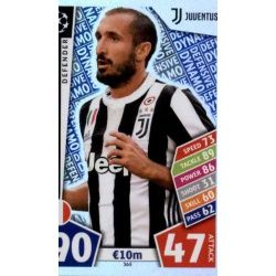 Giorgio Chiellini - Defensive Dynamo Juventus 365 Match Attax Champions 2017-18