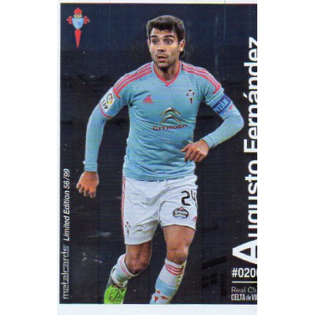 Augusto Fernández Metalcard Limited Edition Celta Las Fichas Quiz Liga 2016 Official Quiz Game Collection