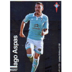 Iago Aspas Metalcard Limited Edition Celta Las Fichas Quiz Liga 2016 Official Quiz Game Collection