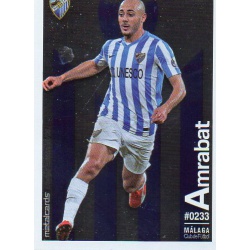 Amrabat Metalcard Limited Edition Málaga Las Fichas Quiz Liga 2016 Official Quiz Game Collection