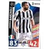 Andrea Barzagli Juventus 366 Match Attax Champions  2017-18