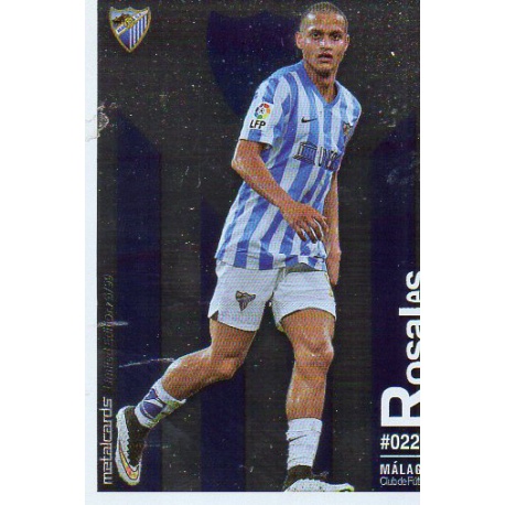 Rosales Metalcard Limited Edition Málaga Las Fichas Quiz Liga 2016 Official Quiz Game Collection