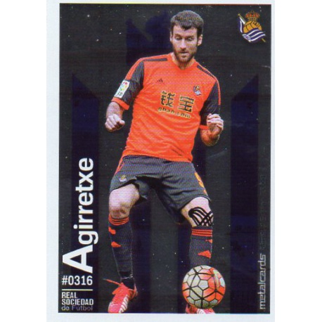 Agirretxe Metalcard Limited Edition Real Sociedad Las Fichas Quiz Liga 2016 Official Quiz Game Collection