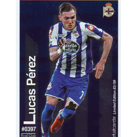 Lucas Pérez Metalcard Limited Edition Deportivo Las Fichas Quiz Liga 2016 Official Quiz Game Collection