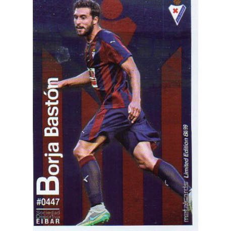 Borja Bastón Metalcard Limited Edition Eibar Las Fichas Quiz Liga 2016 Official Quiz Game Collection