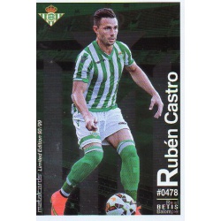 Rubén Castro Metalcard Limited Edition Betis Las Fichas Quiz Liga 2016 Official Quiz Game Collection