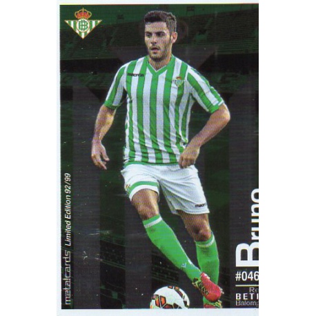 Bruno Metalcard Limited Edition Betis Las Fichas Quiz Liga 2016 Official Quiz Game Collection