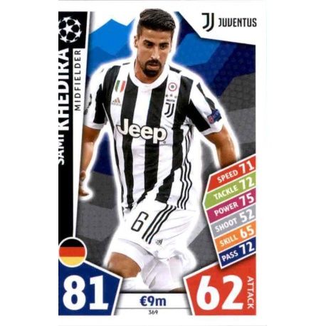 Sami Khedira Juventus 369 Match Attax Champions 2017-18