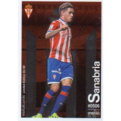 Sanabria Metalcard Limited Edition Sporting Las Fichas Quiz Liga 2016 Official Quiz Game Collection