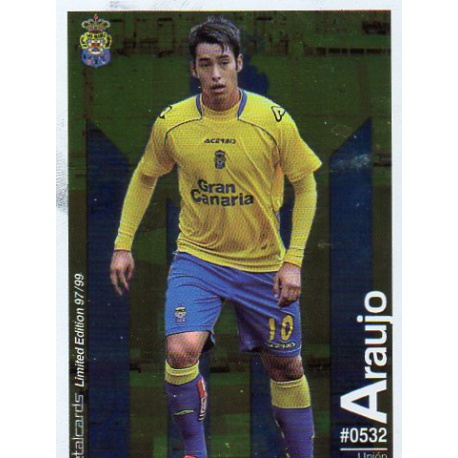 Araujo Metalcard Limited Edition Las Palmas Las Fichas Quiz Liga 2016 Official Quiz Game Collection