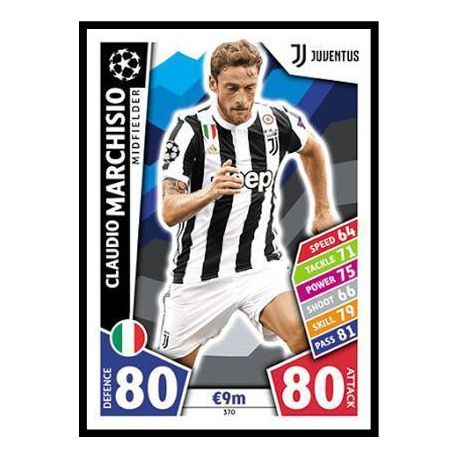 Claudio Marchisio Juventus 370 Match Attax Champions 2017-18