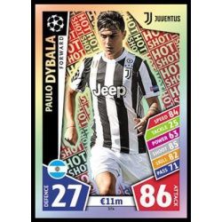 Paulo Dybala - Hot Shot Juventus 374 Match Attax Champions 2017-18