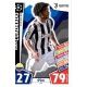 Juan Cuadrado Juventus 375 Match Attax Champions 2017-18