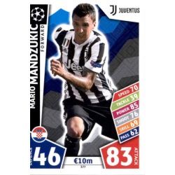 Mario Mandžukić Juventus 377 Match Attax Champions 2017-18