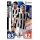 Sami Khedira - Miralem Pjanić - Midfield Duo Juventus 378 Match Attax Champions 2017-18