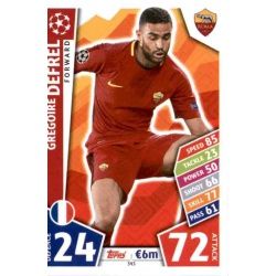 Grègoire Defrel Roma 393 Match Attax Champions 2017-18