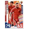 Kevin Strootman - Daniele De Rossi - Midfield Duo Roma 396 Match Attax Champions  2017-18