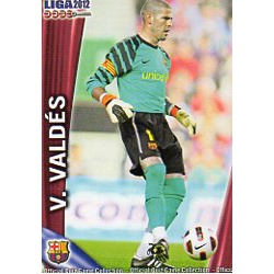 Víctor Valdés Barcelona 4 Las Fichas de la Liga 2012 Official Quiz Game Collection
