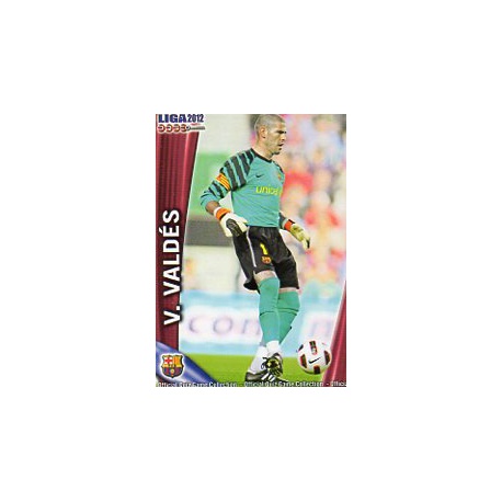 Víctor Valdés Barcelona 4 Las Fichas de la Liga 2012 Official Quiz Game Collection