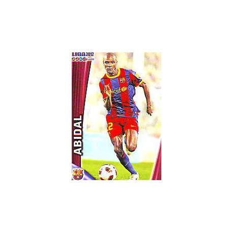 Abidal Barcelona 9 Las Fichas de la Liga 2012 Official Quiz Game Collection