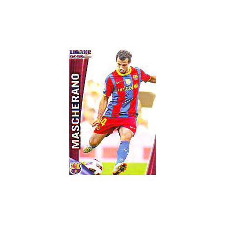 Mascherano Barcelona 12 Las Fichas de la Liga 2012 Official Quiz Game Collection