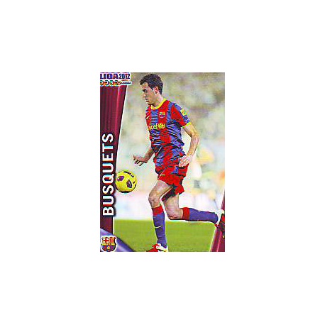 Busquets Barcelona 13 Las Fichas de la Liga 2012 Official Quiz Game Collection