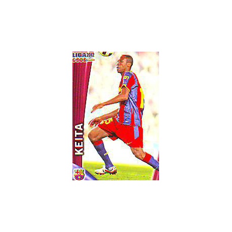 Keita Barcelona 14 Las Fichas de la Liga 2012 Official Quiz Game Collection