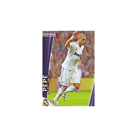 Pepe Real Madrid 34 Las Fichas de la Liga 2012 Official Quiz Game Collection
