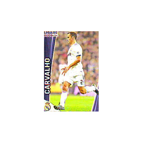 Carvalho Real Madrid 36 Las Fichas de la Liga 2012 Official Quiz Game Collection