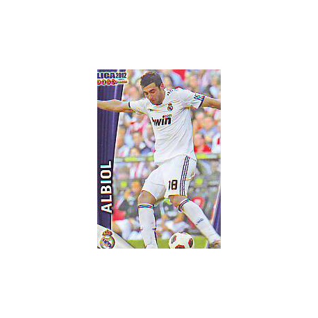 Albiol Real Madrid 37 Las Fichas de la Liga 2012 Official Quiz Game Collection