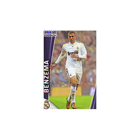 Benzema Real Madrid 47 Las Fichas de la Liga 2012 Official Quiz Game Collection