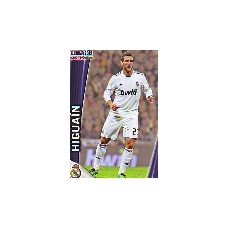 Higuaín Real Madrid 48 Las Fichas de la Liga 2012 Official Quiz Game Collection