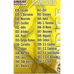 Índice Real Madrid 49 Las Fichas de la Liga 2012 Official Quiz Game Collection