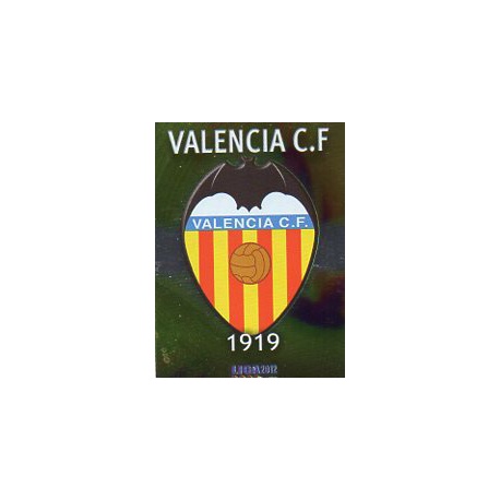 Escudo Valencia 55 Las Fichas de la Liga 2012 Official Quiz Game Collection