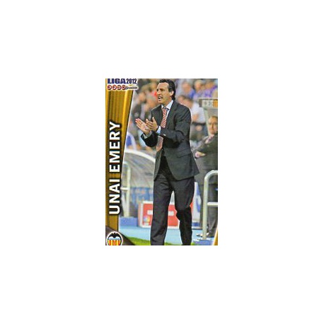 Unay Emery Valencia 57 Las Fichas de la Liga 2012 Official Quiz Game Collection