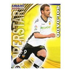 Soldado Superstar Valencia 81 Las Fichas de la Liga 2012 Official Quiz Game Collection