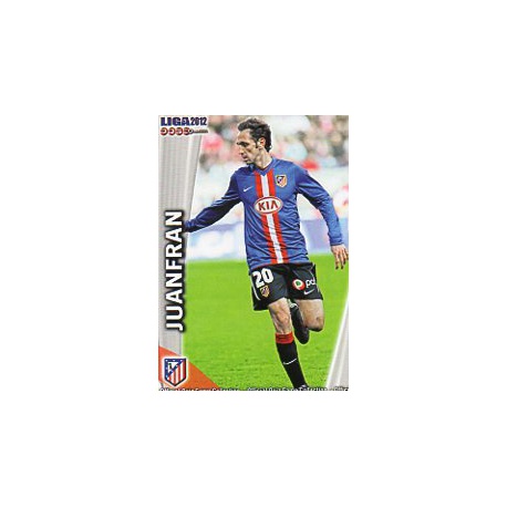 Juanfran Atlético Madrid 175 Las Fichas de la Liga 2012 Official Quiz Game Collection