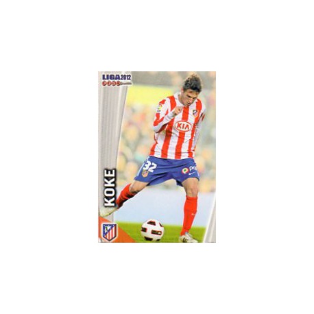 Koke Atlético Madrid 183 Las Fichas de la Liga 2012 Official Quiz Game Collection