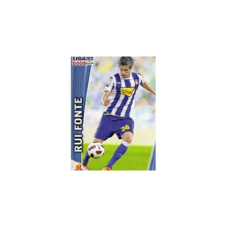 Rui Fonte Espanyol 206 Las Fichas de la Liga 2012 Official Quiz Game Collection