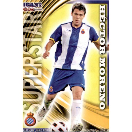 Héctor Moreno Superstar Espanyol 216 Las Fichas de la Liga 2012 Official Quiz Game Collection