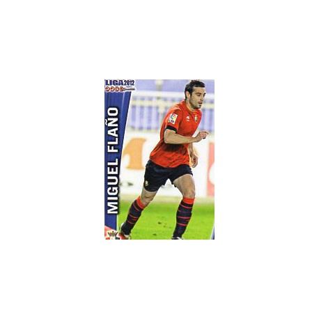 Miguel Flaño Osasuna 225 Las Fichas de la Liga 2012 Official Quiz Game Collection