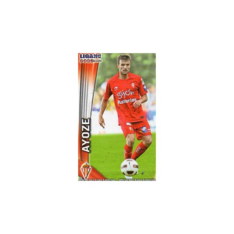 Ayoze Error Sporting Gijón 257 Las Fichas de la Liga 2012 Official Quiz Game Collection