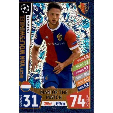 Ricky van Wolfswinkel Man of the Match 414 Match Attax Champions 2017-18