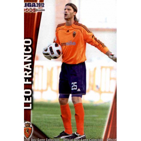 Leo Franco Zaragoza 328 Las Fichas de la Liga 2012 Official Quiz Game Collection
