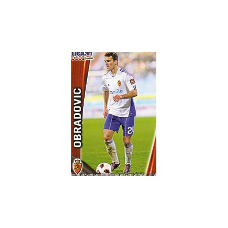 Obradovic Zaragoza 335 Las Fichas de la Liga 2012 Official Quiz Game Collection