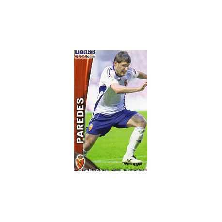Paredes Zaragoza 336 Las Fichas de la Liga 2012 Official Quiz Game Collection