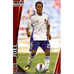 Joel Zaragoza 344 Las Fichas de la Liga 2012 Official Quiz Game Collection