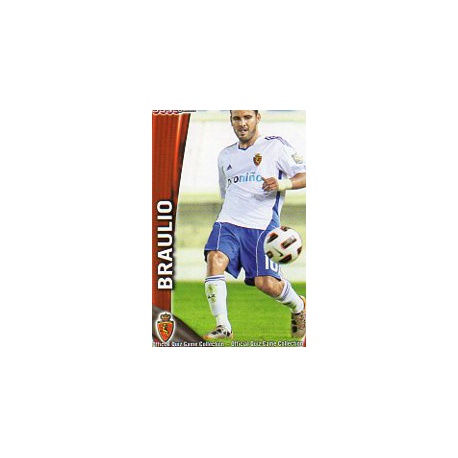 Braulio Zaragoza 345 Las Fichas de la Liga 2012 Official Quiz Game Collection